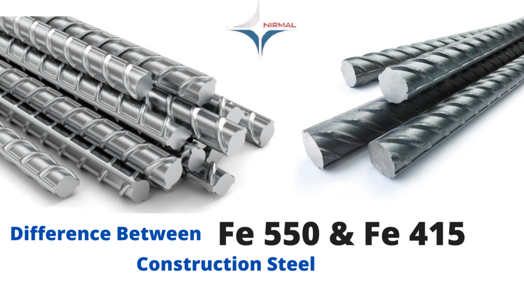 Difference Between Fe 550 & Fe 415 Construction Steel